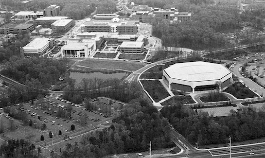aerial photo of Fairfax Campus